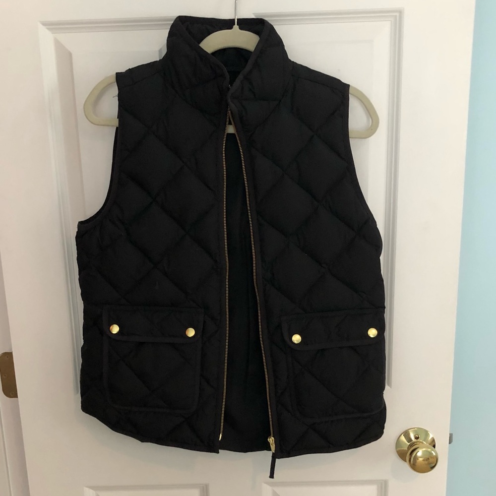 J. Crew Black Vest